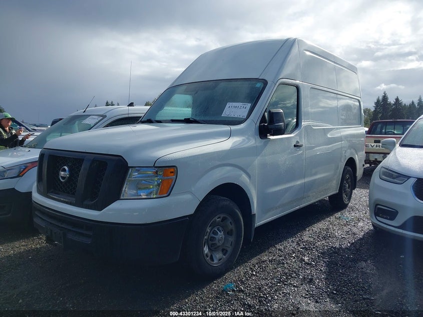 2021 Nissan Nv Cargo Nv2500 Hd Sv High Roof V6 VIN: 1N6BF0LY7MN810465 Lot: 43301234
