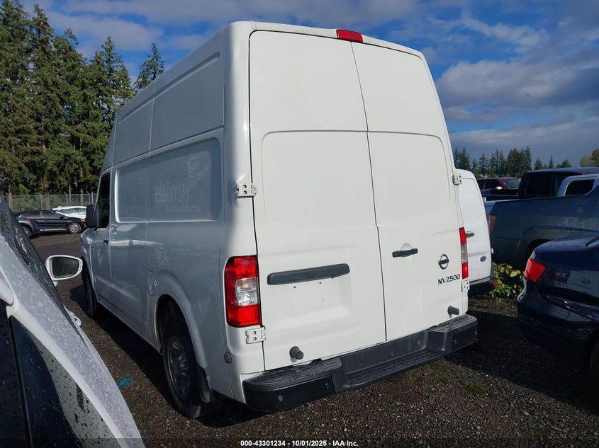 2021 Nissan Nv Cargo Nv2500 Hd Sv High Roof V6 VIN: 1N6BF0LY7MN810465 Lot: 43301234