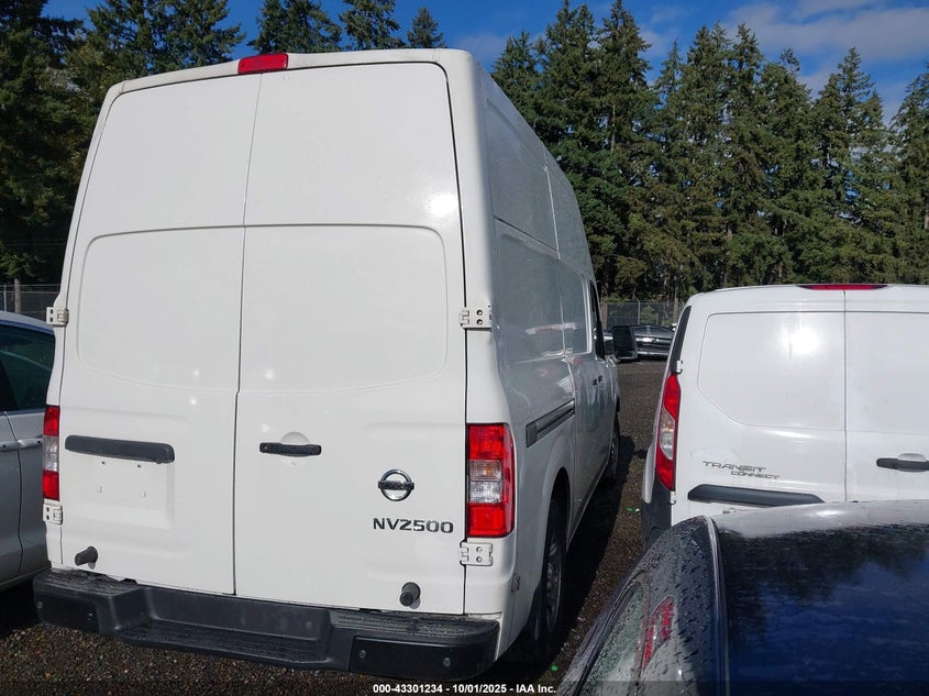 2021 Nissan Nv Cargo Nv2500 Hd Sv High Roof V6 VIN: 1N6BF0LY7MN810465 Lot: 43301234