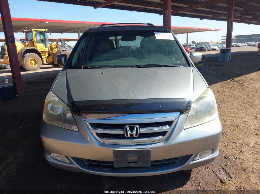 2007 Honda Odyssey Touring VIN: 5FNRL38897B005672 Lot: 43301243