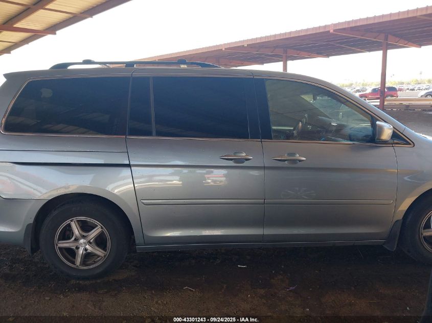 2007 Honda Odyssey Touring VIN: 5FNRL38897B005672 Lot: 43301243