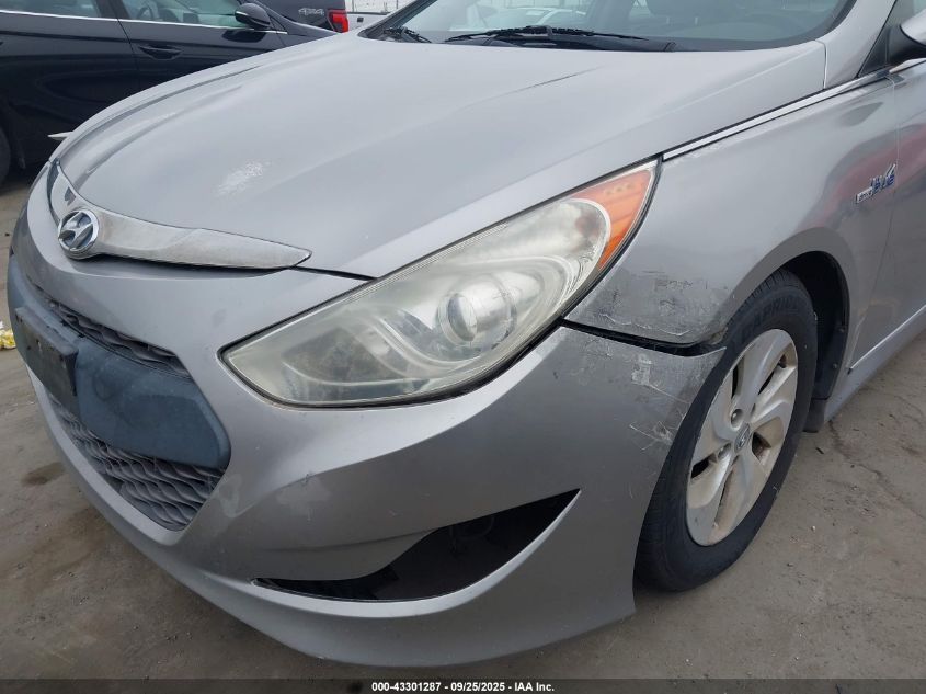 2013 Hyundai Sonata Hybrid VIN: KMHEC4A48DA069990 Lot: 43301287
