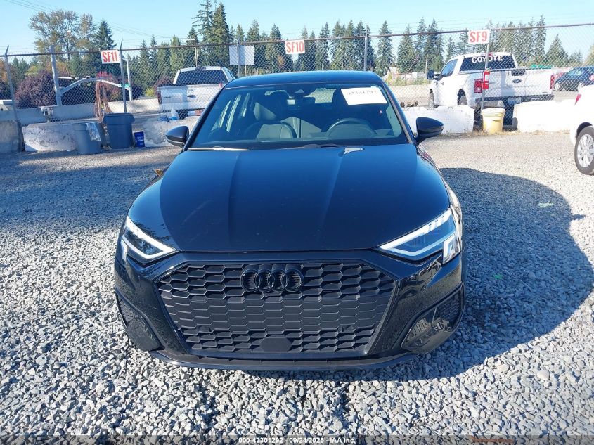 2023 Audi A3 Premium 40 Tfsi Front-Wheel Drive S Tronic VIN: WAUAUDGY2PA012017 Lot: 43301292
