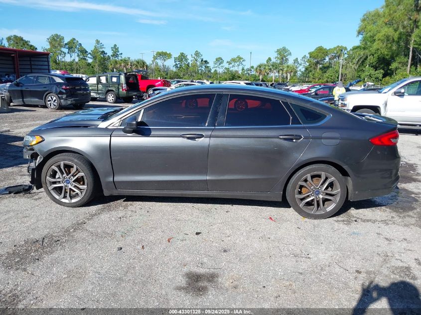 2017 Ford Fusion S VIN: 3FA6P0G7XHR304334 Lot: 43301328