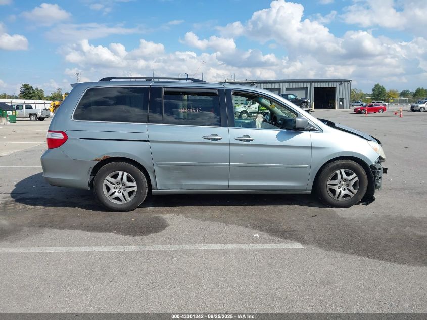 2006 Honda Odyssey Ex-L VIN: 5FNRL38756B109954 Lot: 43301342