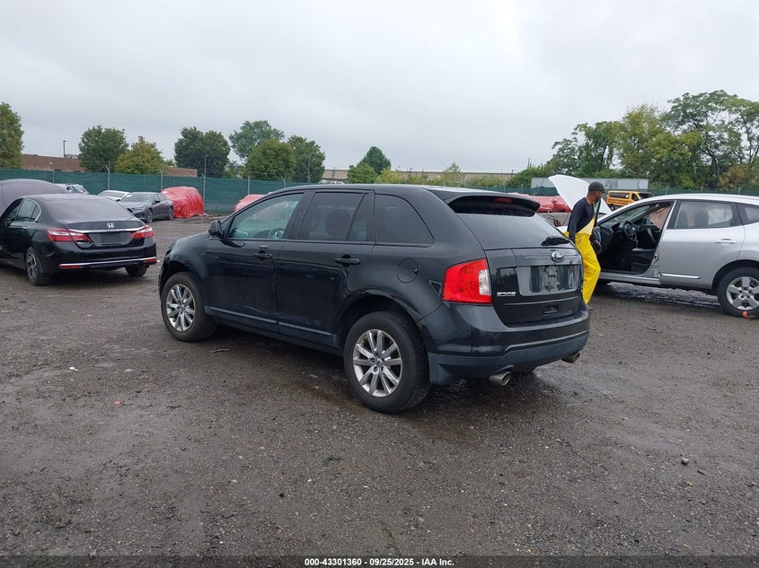 Vin: 2fmdk4jc0ebb27392, lot: 43795979, ford edge sel 20143