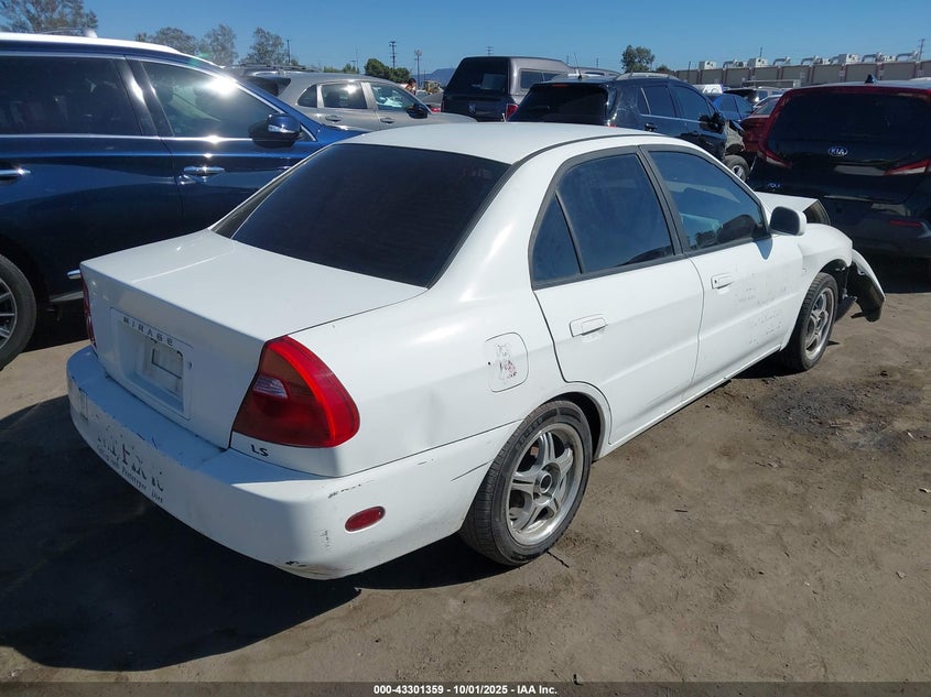 JA3AY36C31U016573 2001 MITSUBISHI MIRAGE photo no. 4