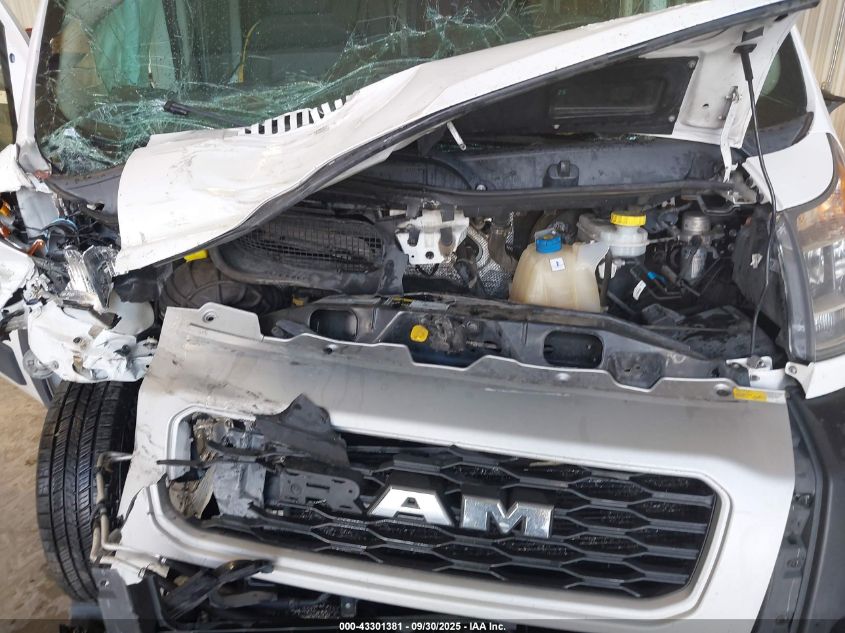 2019 Ram Promaster 2500 High Roof 159 Wb VIN: 3C6TRVDG6KE517358 Lot: 43301381