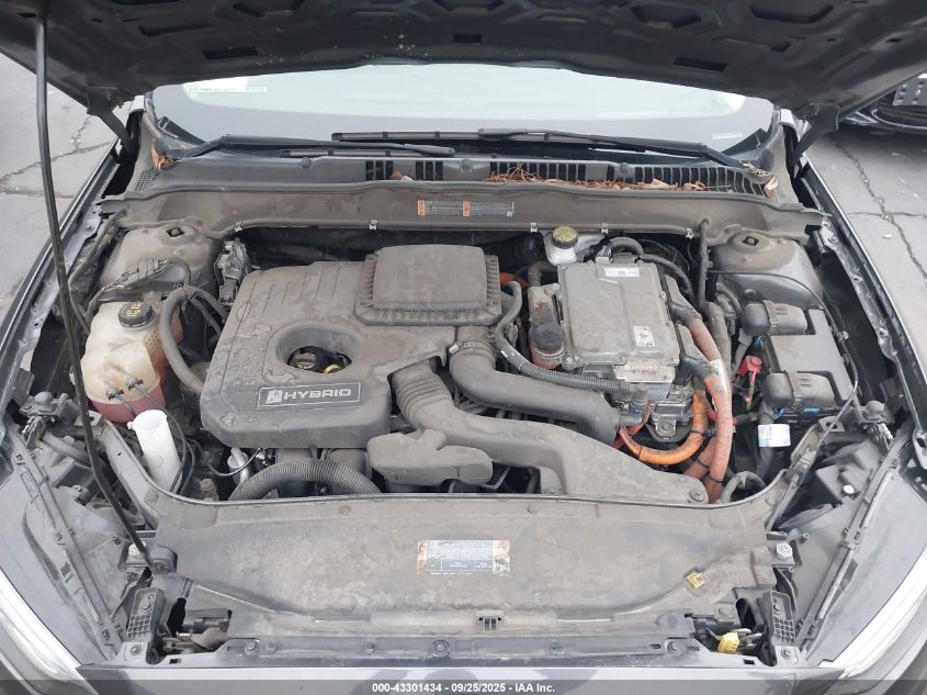 2019 Ford Fusion Hybrid Se VIN: 3FA6P0LU0KR175250 Lot: 43301434