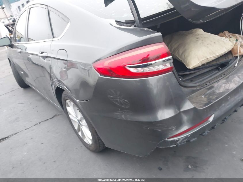 2019 Ford Fusion Hybrid Se VIN: 3FA6P0LU0KR175250 Lot: 43301434