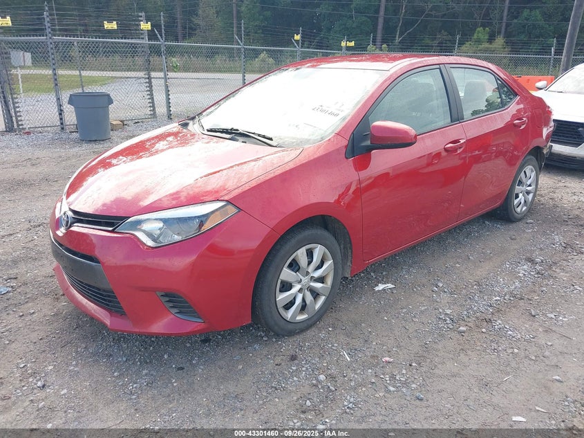 2016 TOYOTA COROLLA LE - 2T1BURHE3GC690781