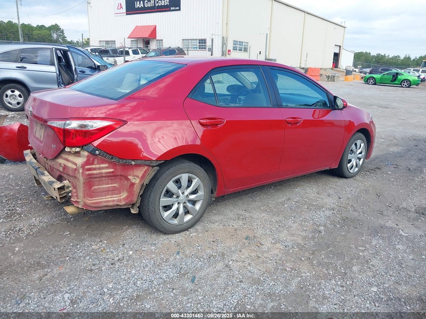 2016 TOYOTA COROLLA LE - 2T1BURHE3GC690781