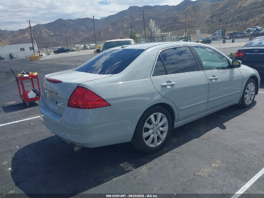 2006 Honda Accord Sdn Ex-L V6 VIN: 1HGCM66526A075584 Lot: 43301497