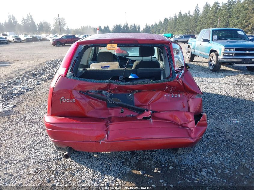 2001 Ford Focus Zx3 VIN: 3FAFP31301R251110 Lot: 43301528