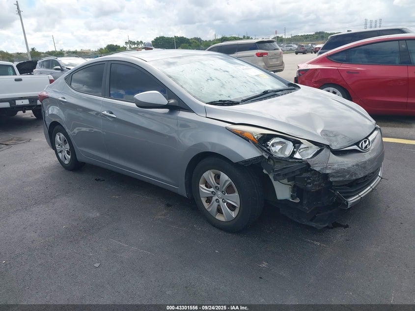 2016 HYUNDAI ELANTRA SE - KMHDH4AE7GU500876