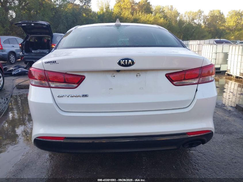 2016 Kia Optima Lx VIN: KNAGT4L33G5070363 Lot: 43301593