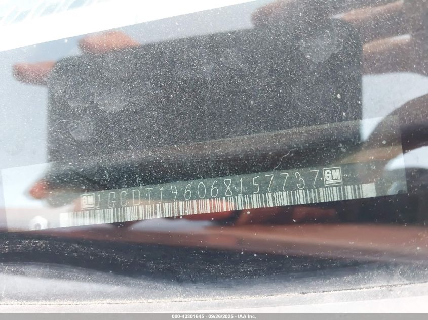 2006 Chevrolet Colorado Lt VIN: 1GCDT196068157737 Lot: 43301645