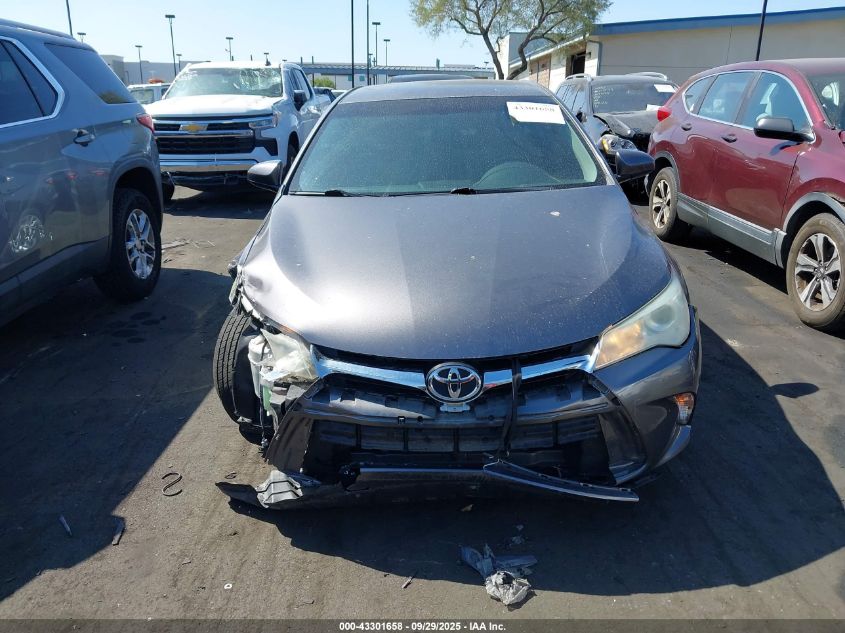 2016 Toyota Camry Le VIN: 4T4BF1FK1GR519648 Lot: 43301658