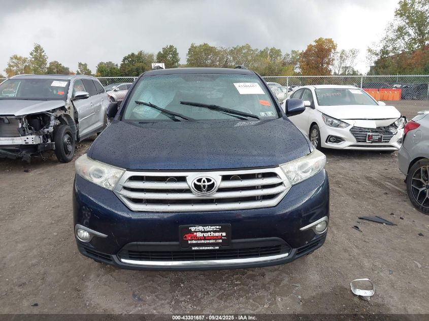 2013 Toyota Highlander Se V6 VIN: 5TDBK3EHXDS226584 Lot: 43301657