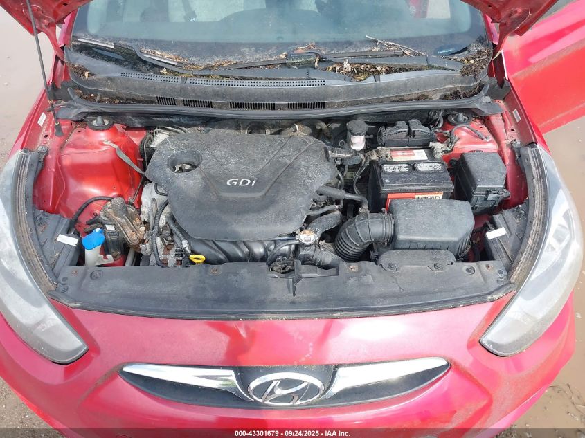 2012 Hyundai Accent Gs VIN: KMHCT5AE2CU037832 Lot: 43301679