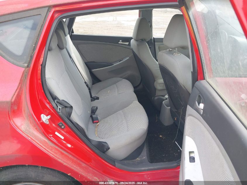 2012 Hyundai Accent Gs VIN: KMHCT5AE2CU037832 Lot: 43301679