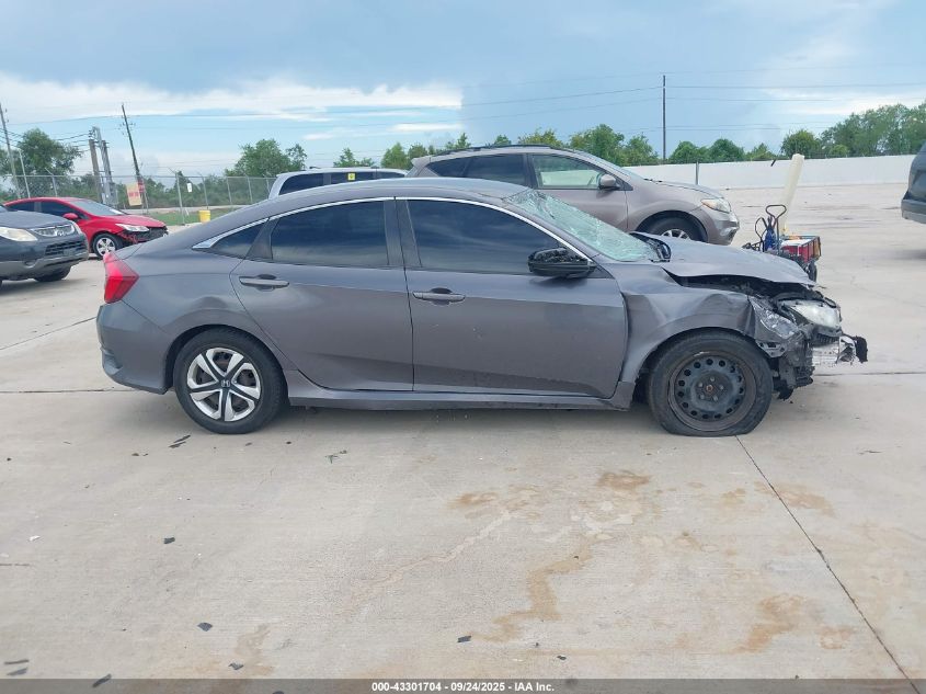 2018 Honda Civic Lx VIN: 2HGFC2F50JH598492 Lot: 43301704
