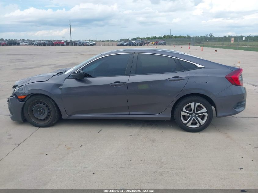 2018 Honda Civic Lx VIN: 2HGFC2F50JH598492 Lot: 43301704