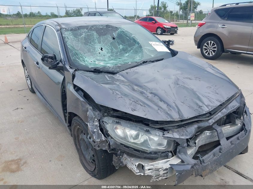 2018 Honda Civic Lx VIN: 2HGFC2F50JH598492 Lot: 43301704