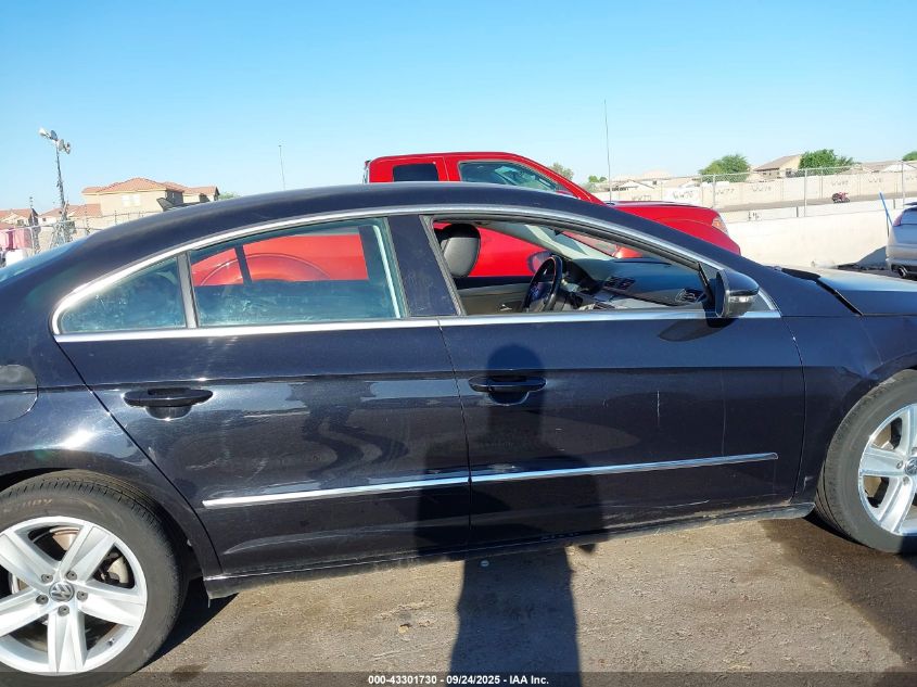 2013 Volkswagen Cc 2.0T Sport VIN: WVWBP7AN7DE510149 Lot: 43301730