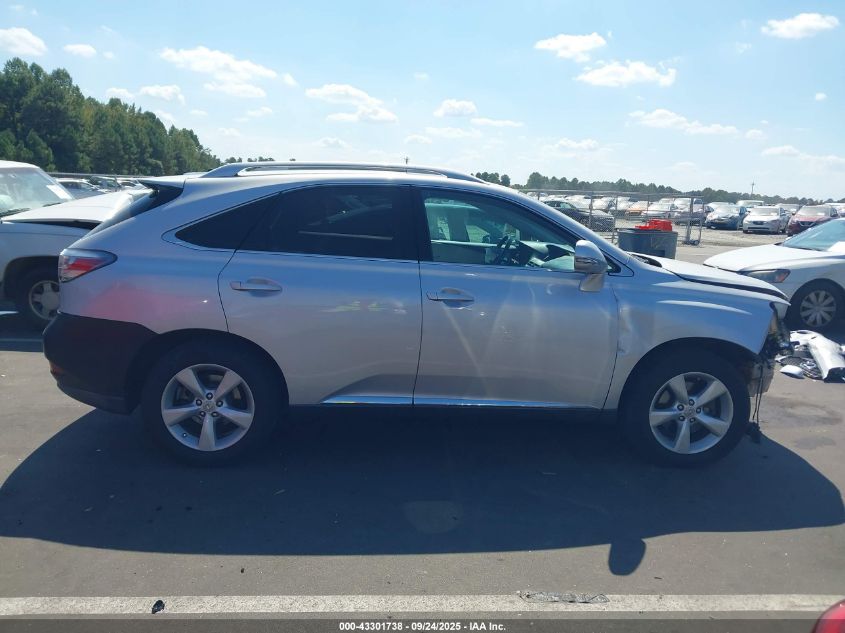 2012 Lexus Rx 350 VIN: 2T2BK1BAXCC138522 Lot: 43301738