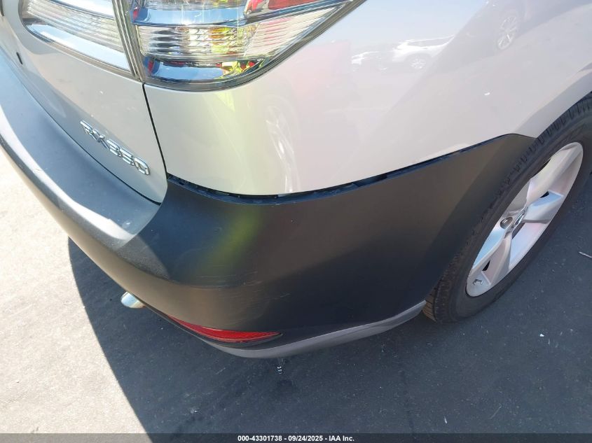 2012 Lexus Rx 350 VIN: 2T2BK1BAXCC138522 Lot: 43301738