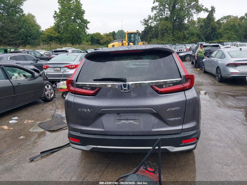 2021 Honda Cr-V Hybrid Ex VIN: 7FART6H5XME034962 Lot: 43301748