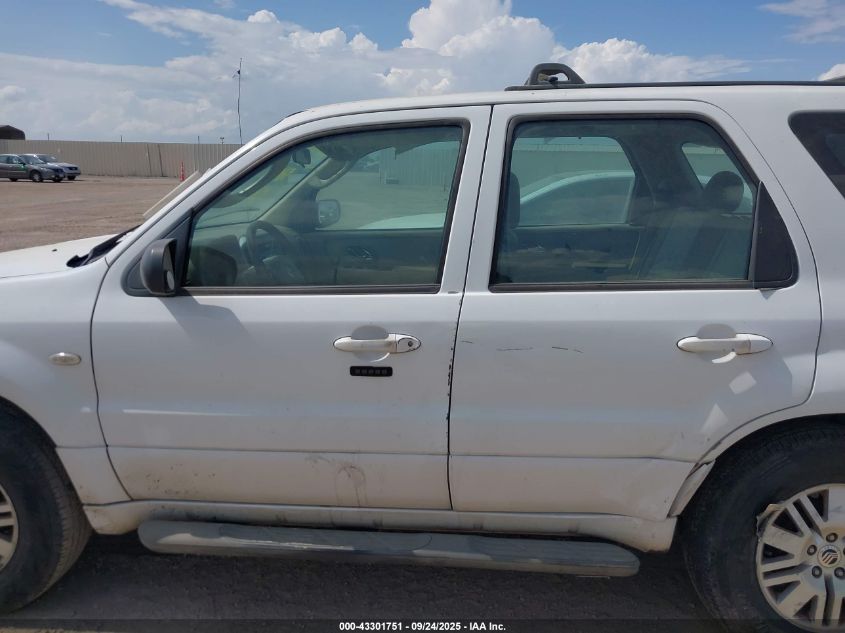 2005 Mercury Mariner Convenience VIN: 4M2YU56Z25DJ20600 Lot: 43301751