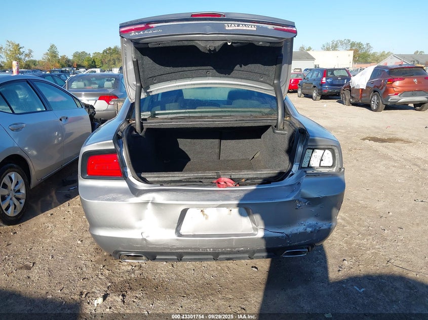 2013 DODGE CHARGER SE 2C3CDXBG5DH689642