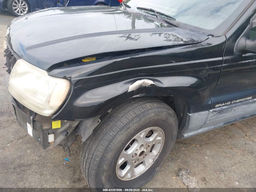 2000 Jeep Grand Cherokee Laredo VIN: 1J4GW48S4YC207182 Lot: 43301806