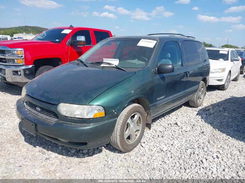 2000 Nissan Quest Gle/Gxe/Se-Cloth/Se-Leather VIN: 4N2XN11T6YD814539 Lot: 43301813