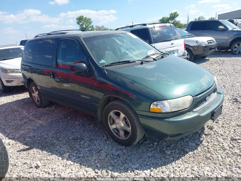 2000 Nissan Quest Gle/Gxe/Se-Cloth/Se-Leather VIN: 4N2XN11T6YD814539 Lot: 43301813