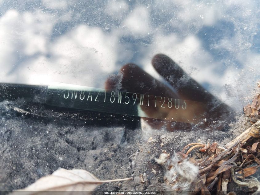 2009 Nissan Murano Le VIN: JN8AZ18W59W112803 Lot: 43301858