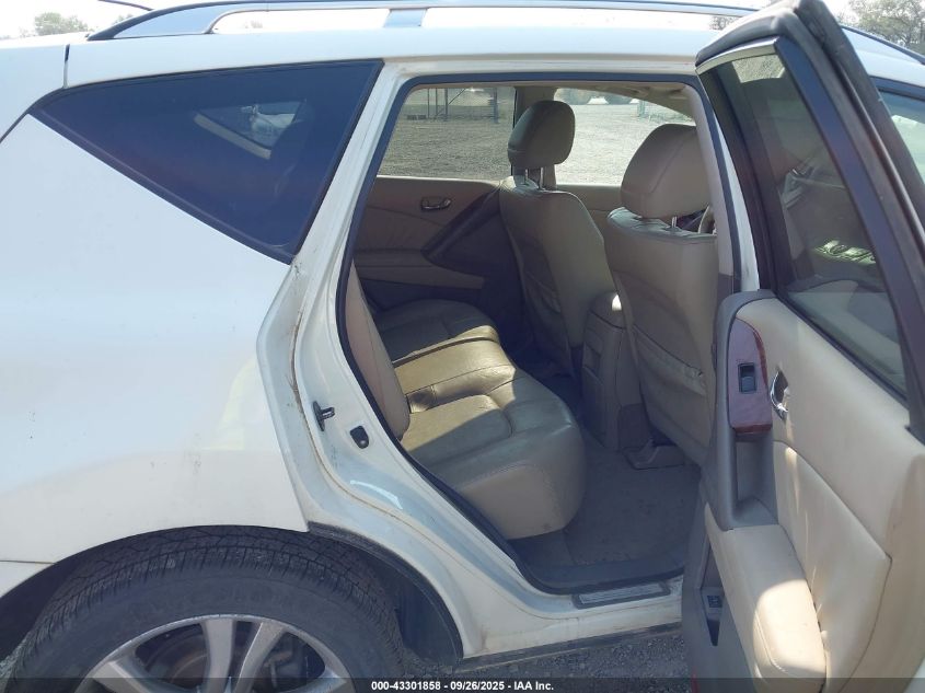 2009 Nissan Murano Le VIN: JN8AZ18W59W112803 Lot: 43301858