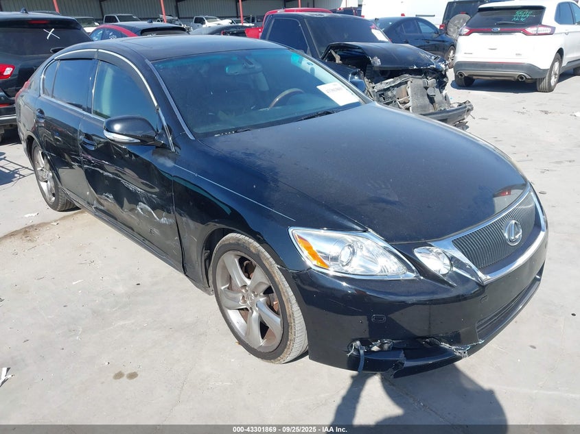 2008 Lexus Gs 350 black sedan gasoline JTHBE96S180036717 photo #1