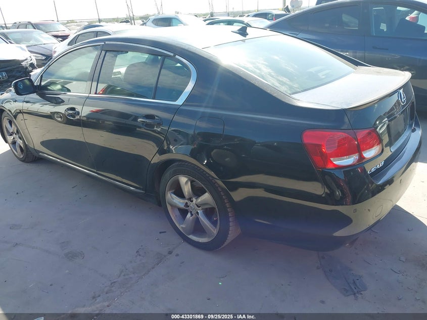 2008 Lexus Gs 350 black sedan gasoline JTHBE96S180036717 photo #4