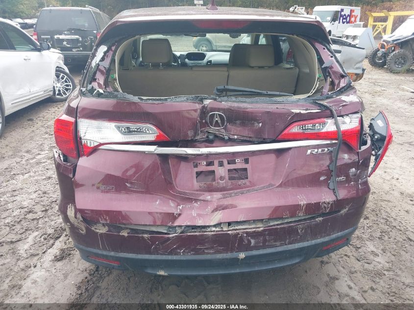 2014 Acura Rdx VIN: 5J8TB4H35EL000158 Lot: 43301935