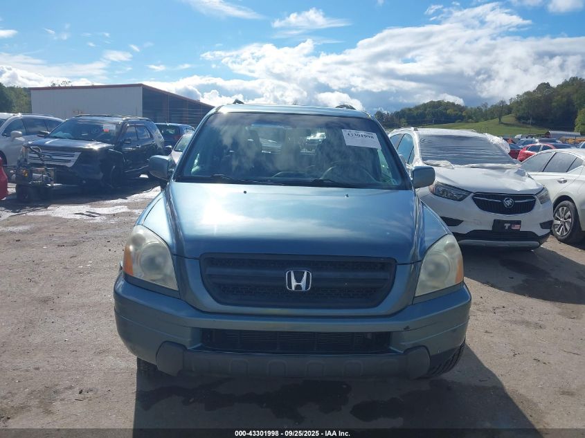 2005 Honda Pilot Ex-L VIN: 5FNYF18615B025420 Lot: 43301998
