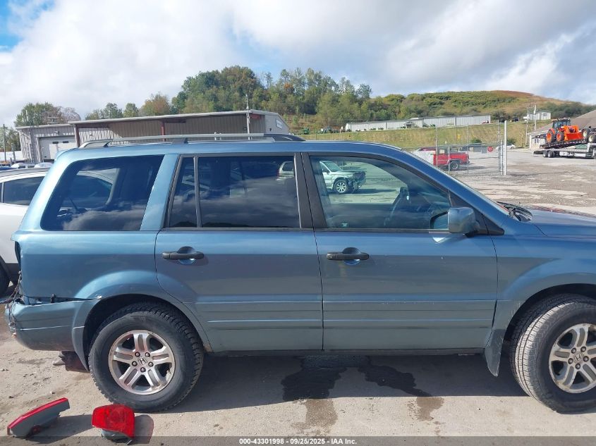 2005 Honda Pilot Ex-L VIN: 5FNYF18615B025420 Lot: 43301998