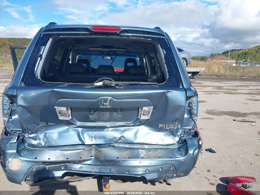 2005 Honda Pilot Ex-L VIN: 5FNYF18615B025420 Lot: 43301998