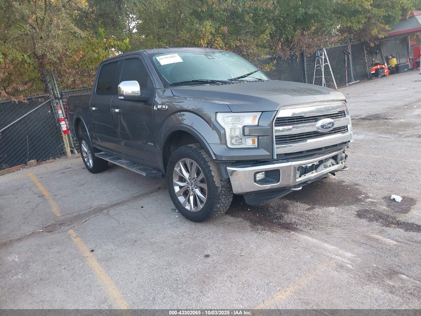 1FTEW1EG6GKD12452 2016 Ford F-150 Lariat auction photo 1