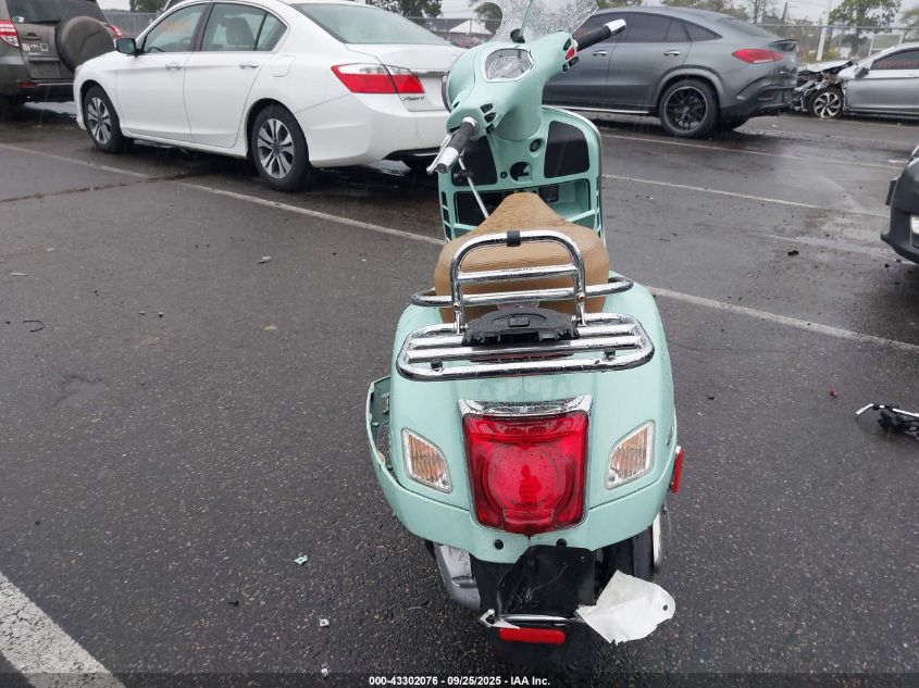 2022 Vespa Gts VIN: ZAPMA39M8N5101009 Lot: 43302076