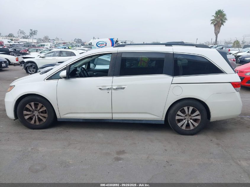 2016 Honda Odyssey Ex-L VIN: 5FNRL5H61GB127808 Lot: 43302092