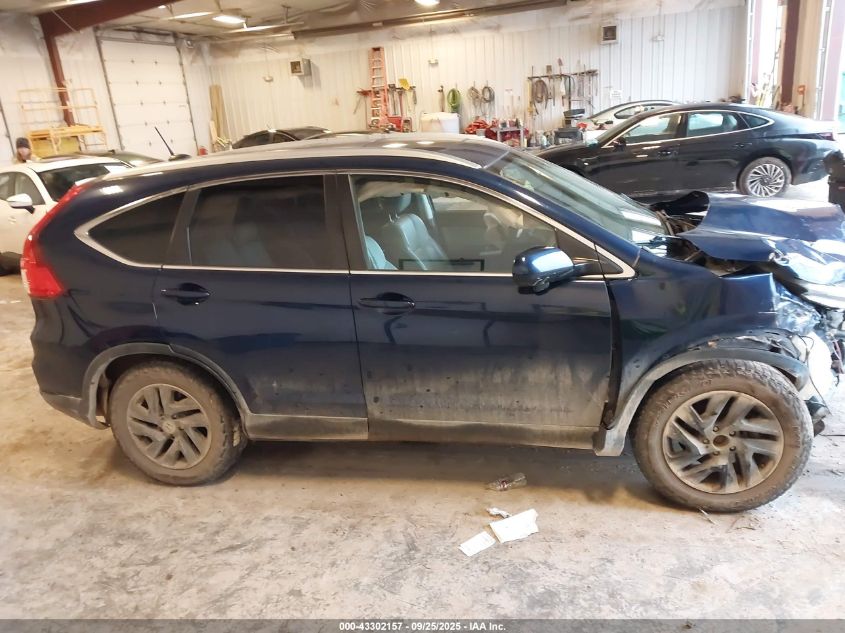 2015 Honda Cr-V Ex-L VIN: 5J6RM4H7XFL040608 Lot: 43302157