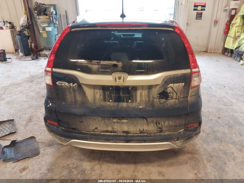 2015 Honda Cr-V Ex-L VIN: 5J6RM4H7XFL040608 Lot: 43302157